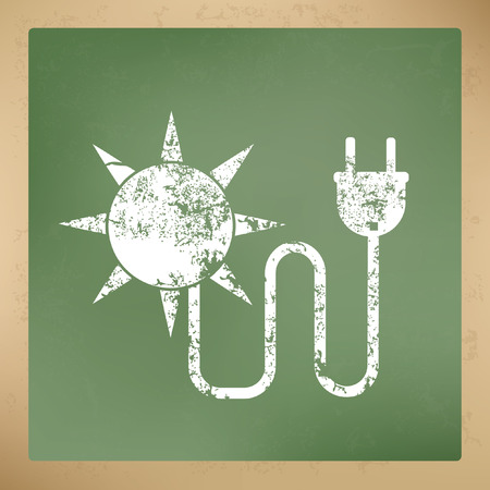 Sun energy concept design,vectorのイラスト素材