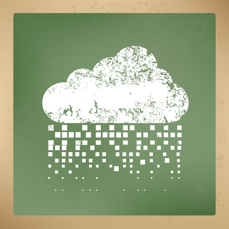 Cloud computing concept design,vectorのイラスト素材