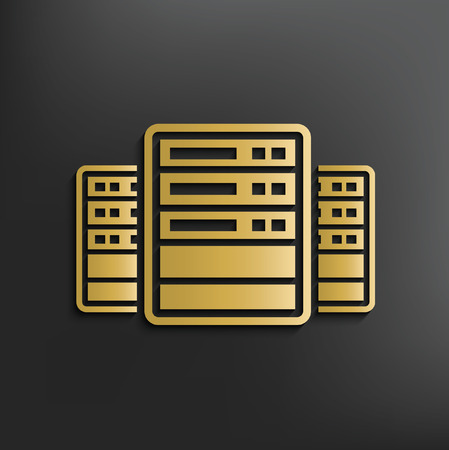 Database concept design,vectorのイラスト素材