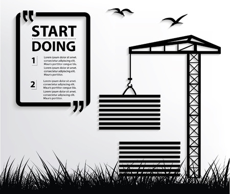 Container concept design,vectorのイラスト素材