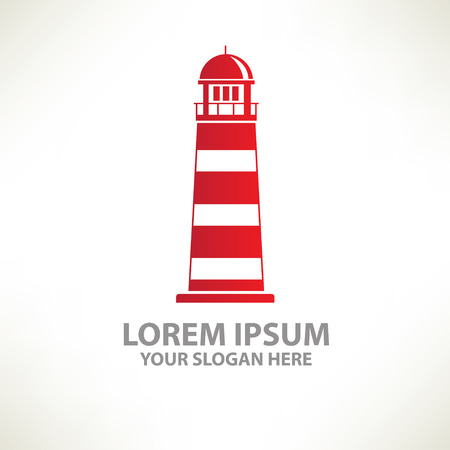 Lighthouse concept design,vectorのイラスト素材