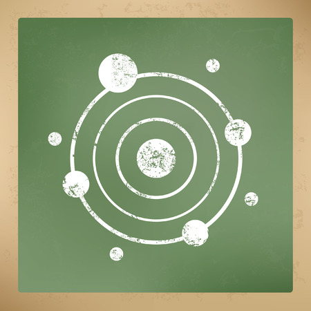 Atom concept design,vectorのイラスト素材