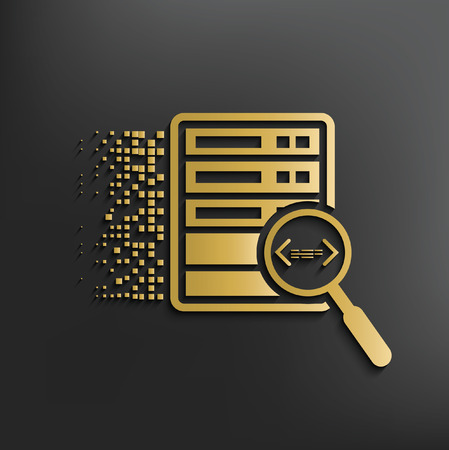 Database concept design,vectorのイラスト素材