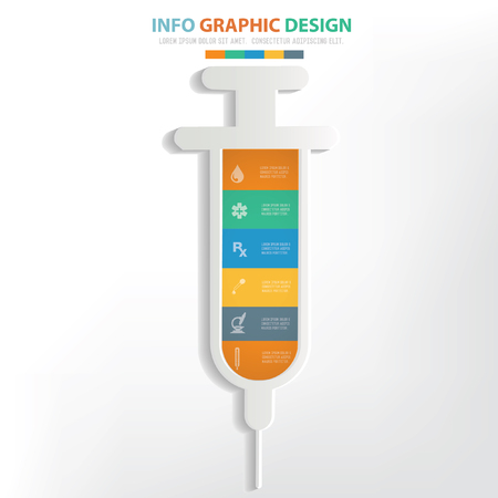 Medical concept design,clean vectorのイラスト素材