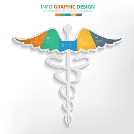 Medical concept design,clean vectorのイラスト素材