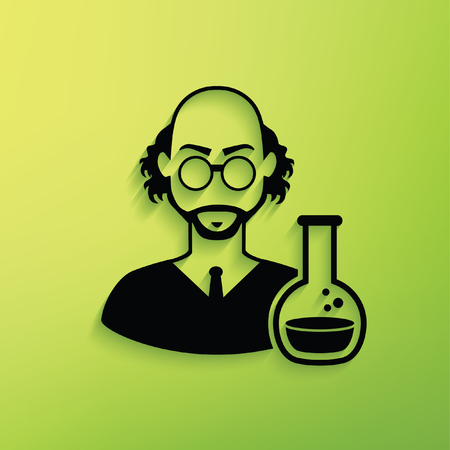 Scientist concept design,clean vectorのイラスト素材