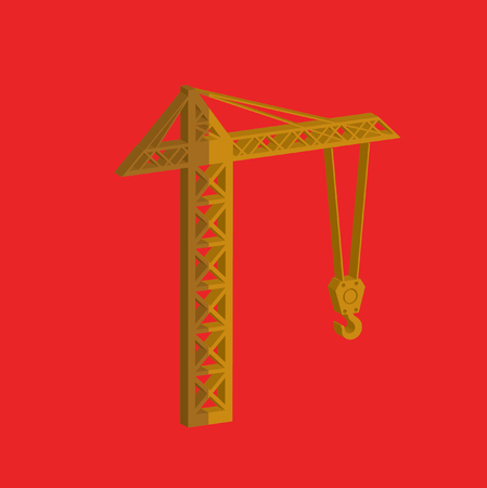 Crane design,clean vectorのイラスト素材