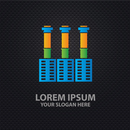 Industry design,clean vectorのイラスト素材