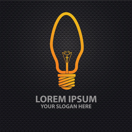 Light bulb design,clean vectorのイラスト素材
