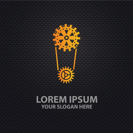 Gear design,clean vectorのイラスト素材