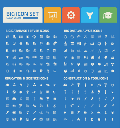Big icon set vector designのイラスト素材