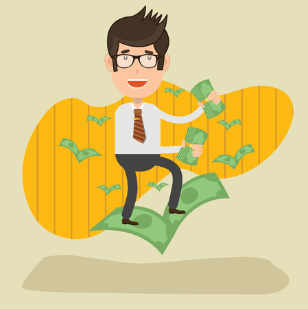 Businessman vector concept designのイラスト素材