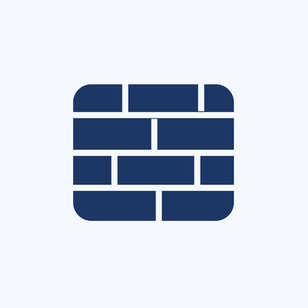 Wall icon vector designのイラスト素材