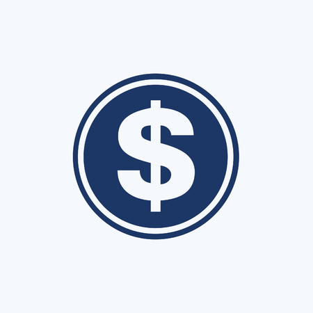 Dollar icon vector designのイラスト素材