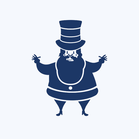 Santa claus icon vector designのイラスト素材