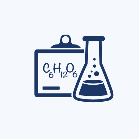 Science icon concept vector designのイラスト素材