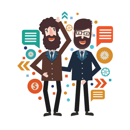 Businessman vector concept designのイラスト素材