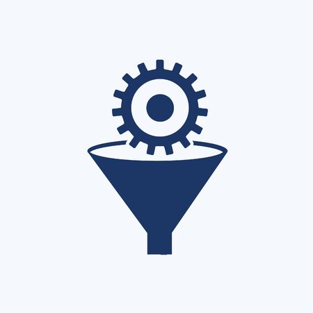 Gear vector icon set designのイラスト素材