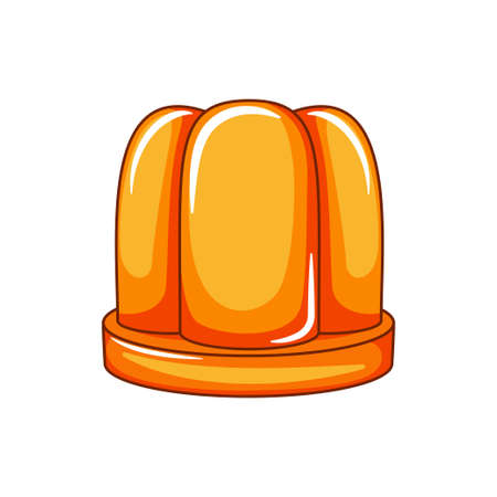 jelly icon isolated on white background.のイラスト素材