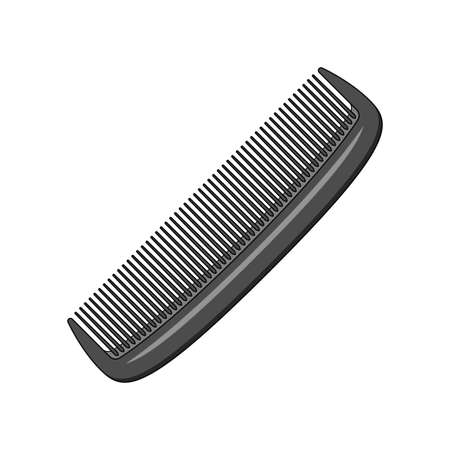 vector comb isolated on white backgroundのイラスト素材