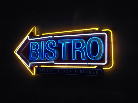 Bistro neon signの素材