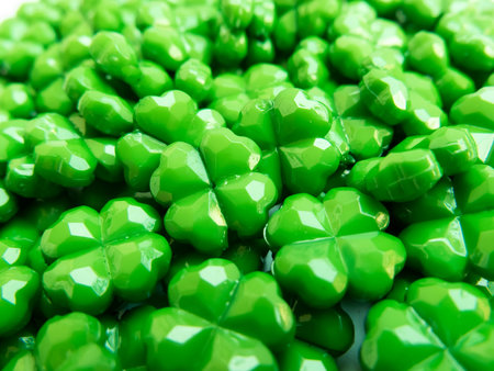 Bright shiny shamrocks, Ð°wesome background for good Luck