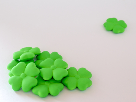Much of the Shamrock on a white background background for St. Patrick's dayの写真素材