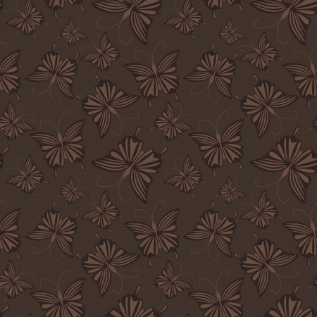butterfly- seamless patternのイラスト素材