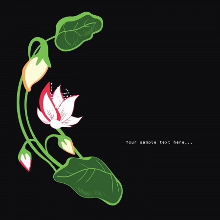 Floral backgroundのイラスト素材