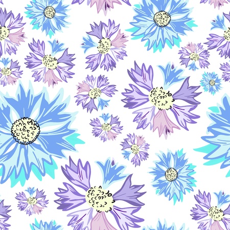 Floral - seamless patternのイラスト素材