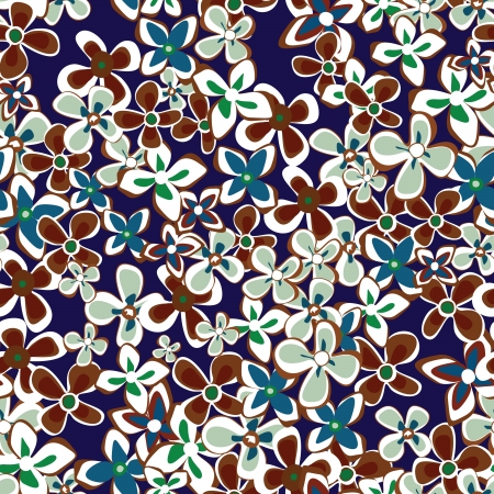 Floral - seamless patternのイラスト素材