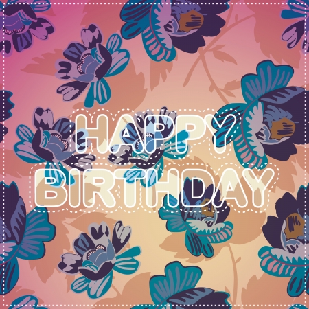 Happy birthday cardのイラスト素材