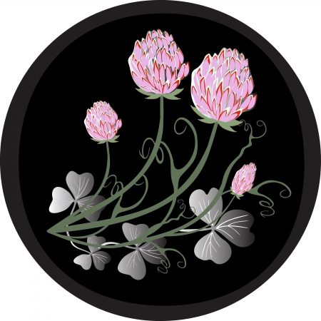 Happy St Patrick s Day  Floral backgroundのイラスト素材