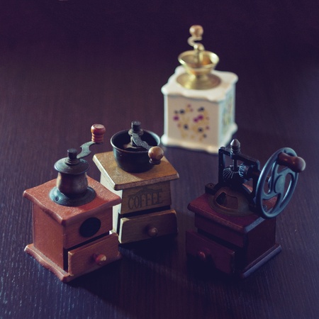 Coffee mills outsider  Diversity  Conceptual の写真素材