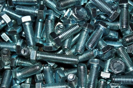 bolts fastener technical background textureの写真素材