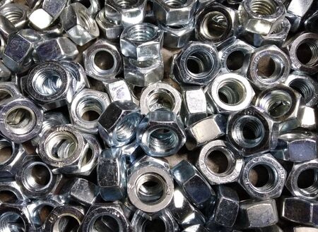 many new nuts shine textureの写真素材