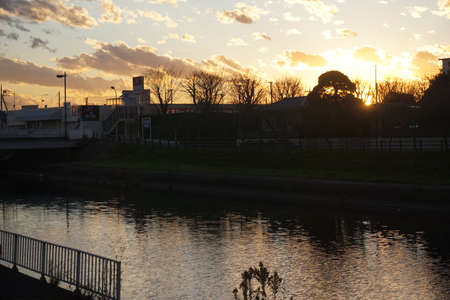 sunsetの写真素材