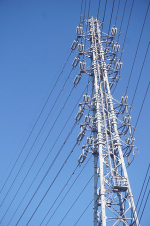 steel towerの写真素材