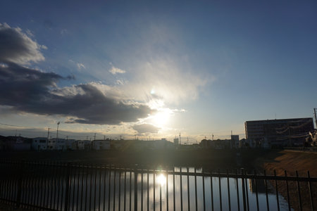 sunsetの写真素材