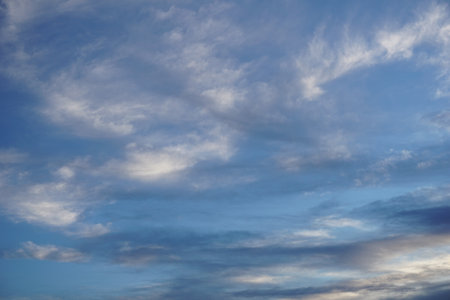 sky and cloudsの写真素材