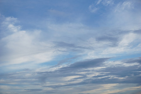 sky and cloudsの写真素材