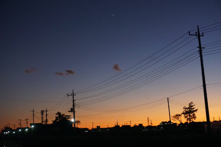 sunsetの写真素材