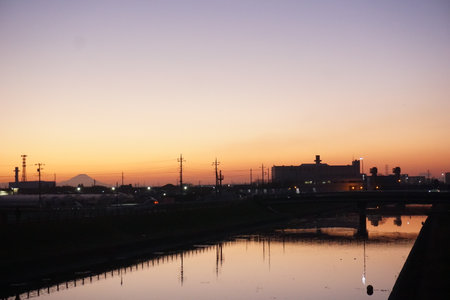 sunsetの写真素材