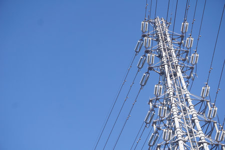 steel towerの写真素材