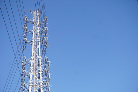 steel towerの写真素材