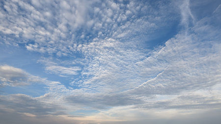 Sky and clouds on a sunny day