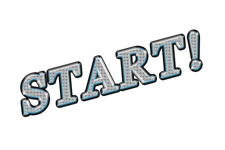 Background material with start charactersの写真素材
