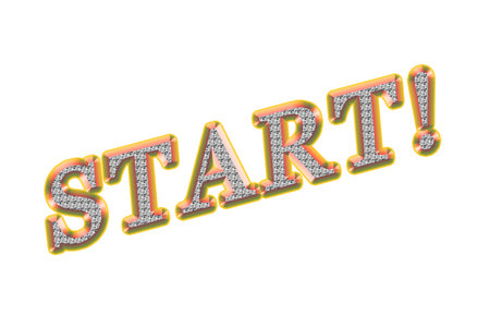 Background material with start charactersの写真素材