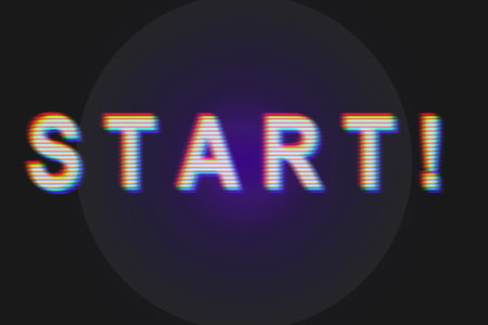 Background material with the word startの写真素材