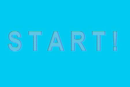 Background material with the word startの写真素材